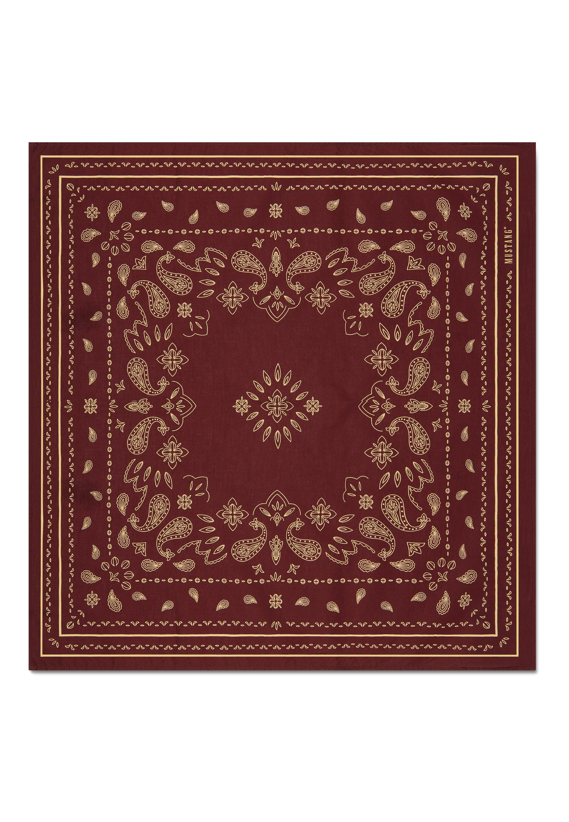 

MUSTANG Платок 'Sunrise Bandana' в парче, темно-коричневая