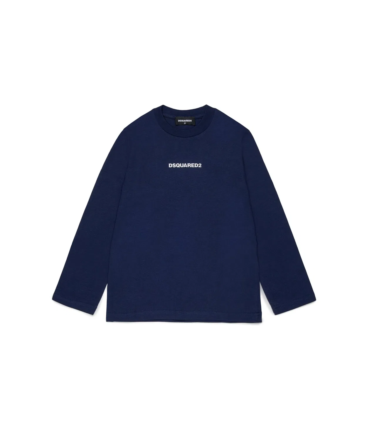 Детская футболка с длинным рукавомс принтом DSQUARED KID DSQUARED2, Белый — фото 4