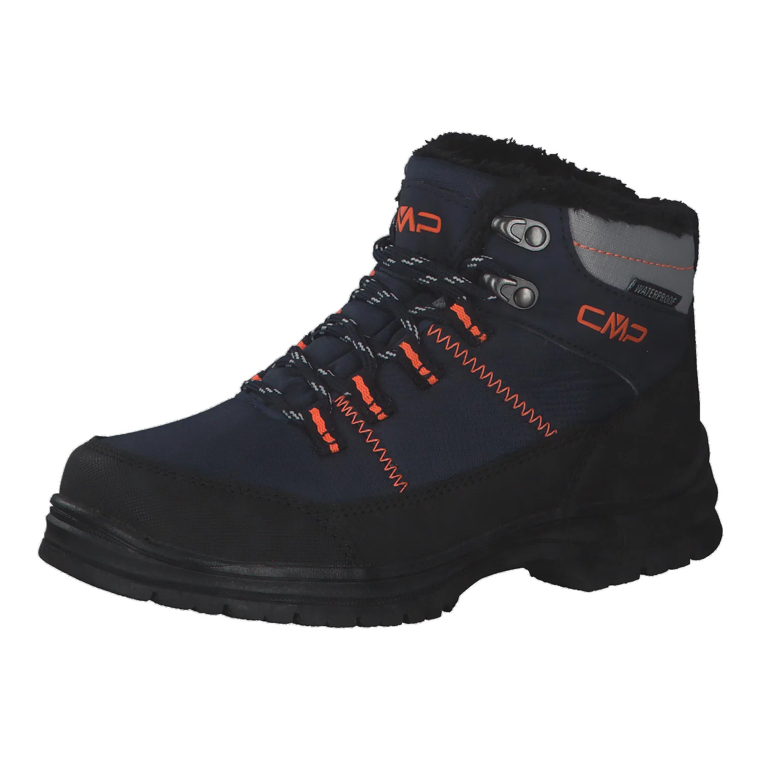 Детские водонепроницаемые ботинки для ходьбы Annuuk Snow Boot Cmp, Schwarz Navyblau Orange