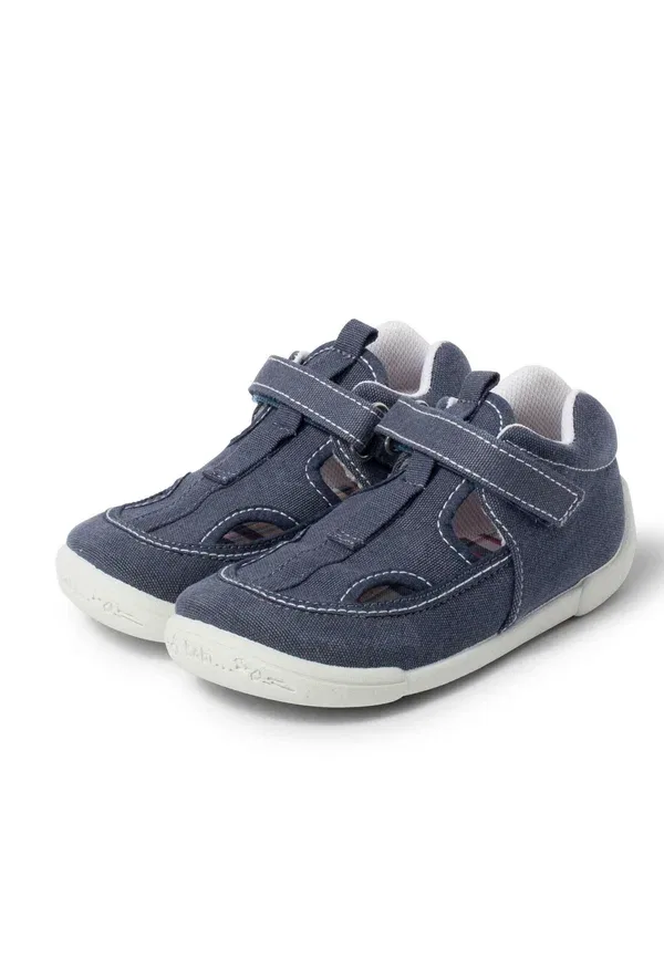 Ботиночки деним Con tira adherente - touch-strap shoes Pisamonas, azul marino, темно-синий — фото 2