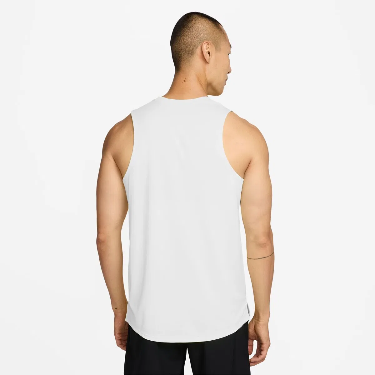 Мужской топ-майка без рукавов Dri-Fit Miler Tank Nike, White/Reflective Silver — фото 2