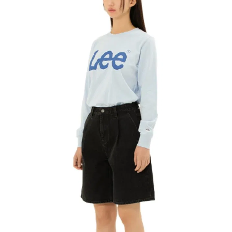 Детская футболка с круглым вырезом Lee, Light Blue — фото 4