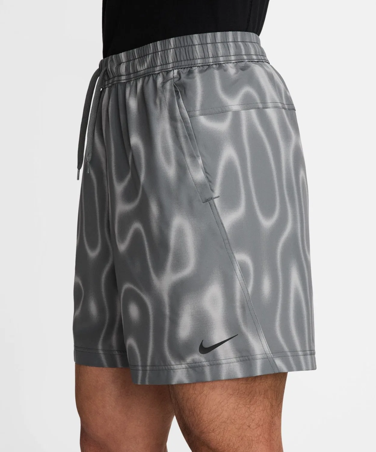 Мужские шорты с принтом Nike Dri-FIT, модель DF Form AOP NIKE, Black — фото 2