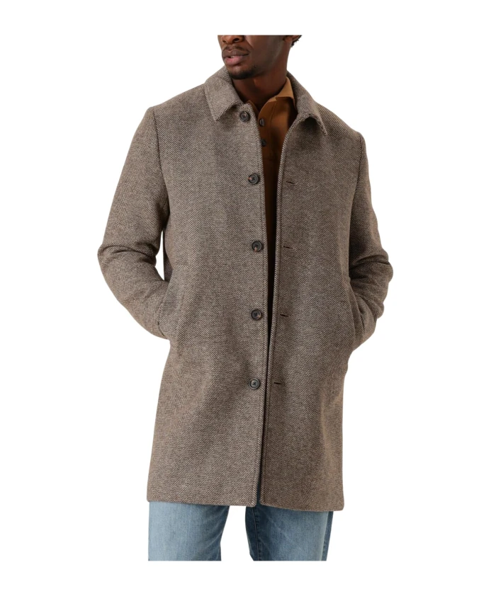 

Бежевое автопальто для мужчин Selected Homme, бежевый