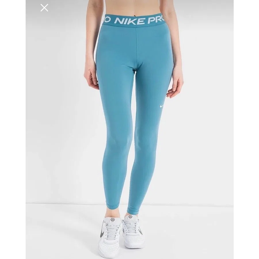 Леггинсы с высокой посадкой с принтом Pro 365 Nike, Синий — фото 4