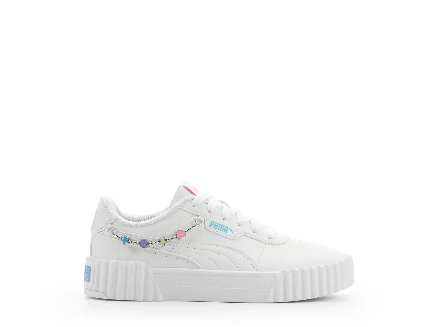 Кроссовки детские Carina 3.0 Playful Charms, PUMA, белые