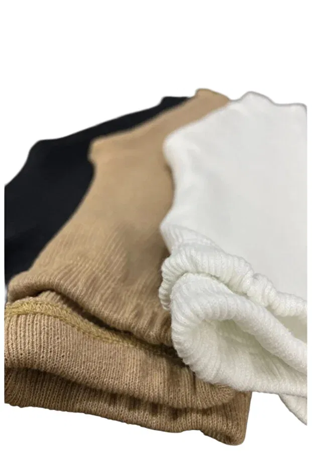 Детские леггинсы для девочек хлопковые комплект 3 шт Berat Moda, Black-Cream-Milky-Coffee
