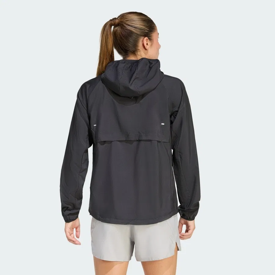 Куртка для бега с капюшоном Performance KA4339 adidas, Черный — фото 2