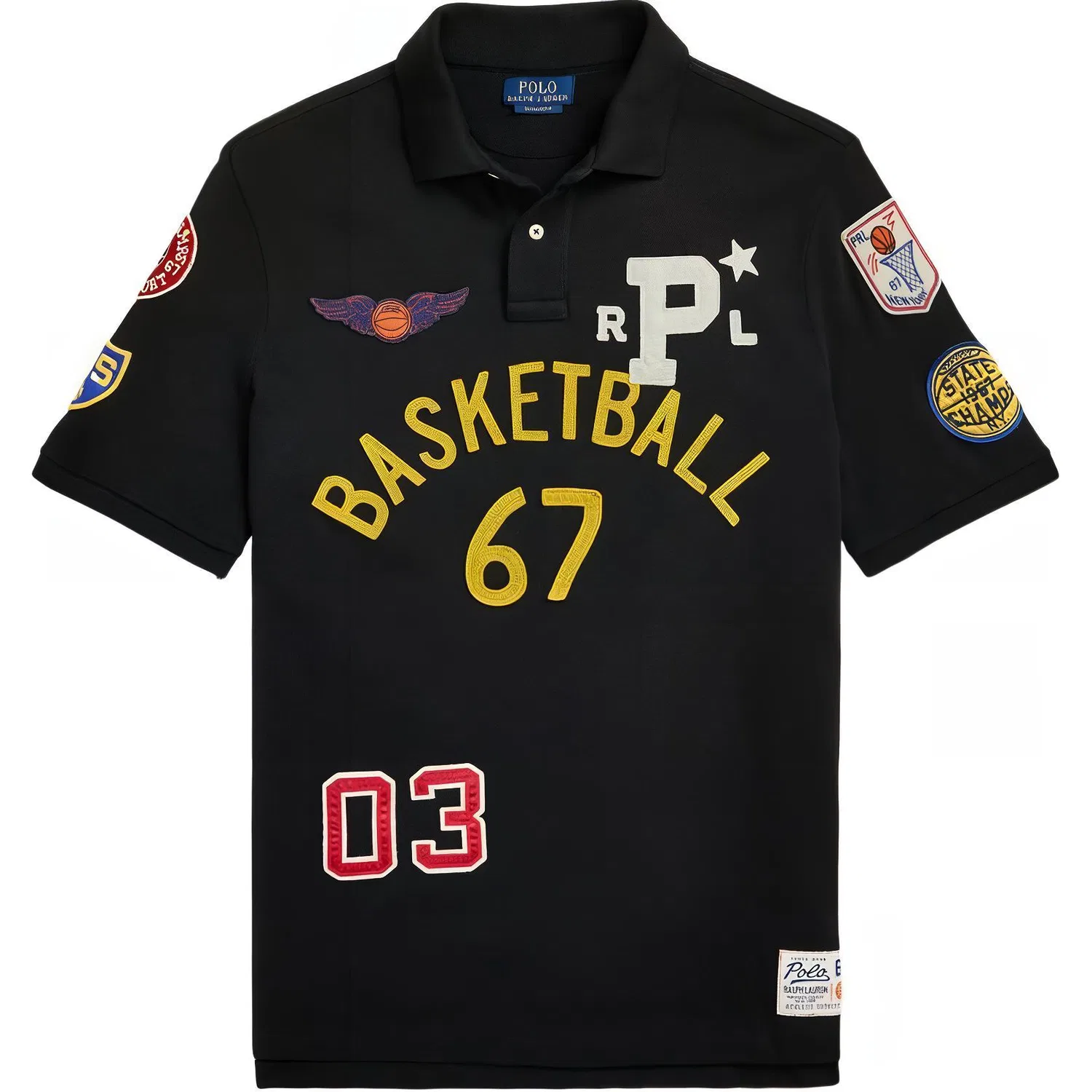 Поло Мужское FW24, Polo Ralph Lauren, Black