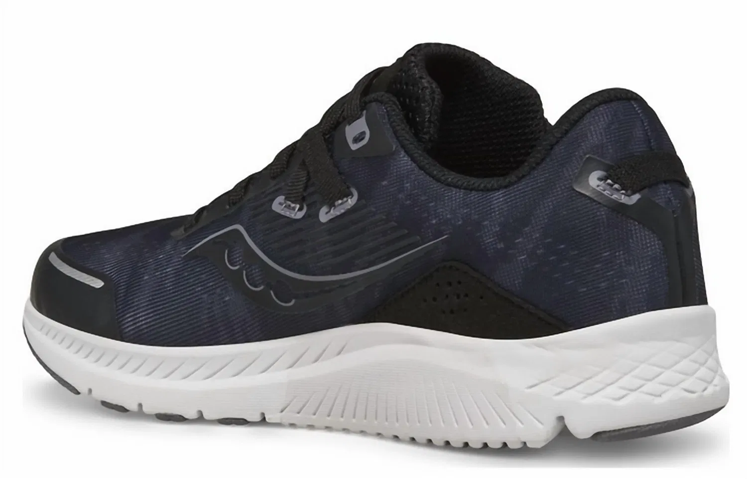 Детские кроссовки для мальчиков с дышащим верхом Guide 16 SAUCONY, Black/White — фото 2