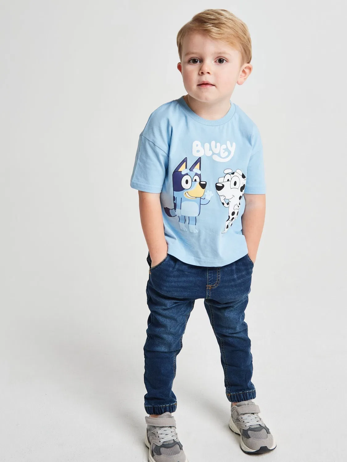 Футболка детская Bluey 2 шт Brand Threads, синий — фото 2