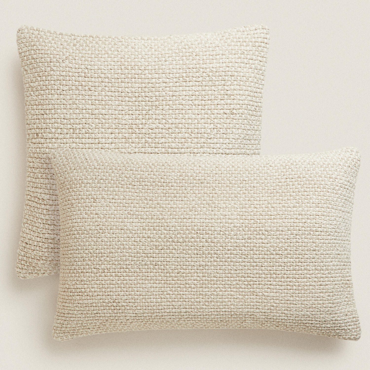 

Чехол для подушки Zara Home Woven, светло-бежевый