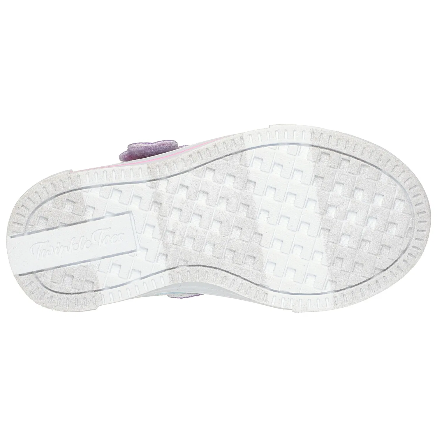 Детские кроссовки для первых шагов с подсветкой Skechers, Lavender Multi — фото 3