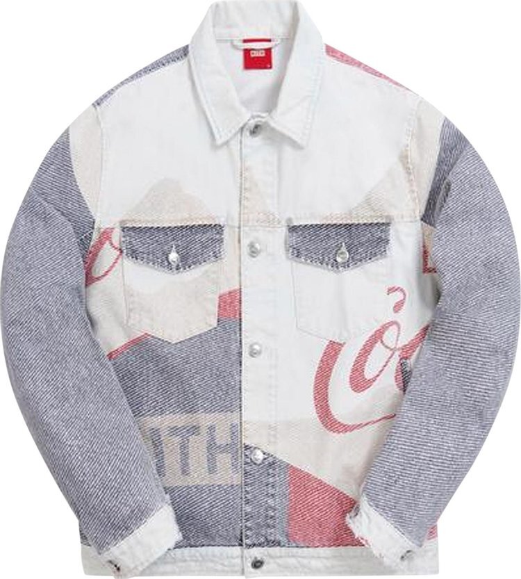 

Куртка Kith x Coca-Cola Mountains Denim Jacket 'Multi', разноцветный, Серый, Куртка Kith x Coca-Cola Mountains Denim Jacket 'Multi', разноцветный