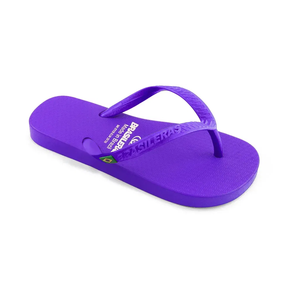 Детские вьетнамки с широкими ремешками Classic Brasil NL KID Brasileras, Purple
