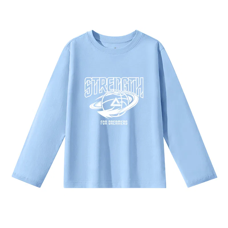 Футболка детская Crew Neck, PEAK, Blue/PK White Dunk Small