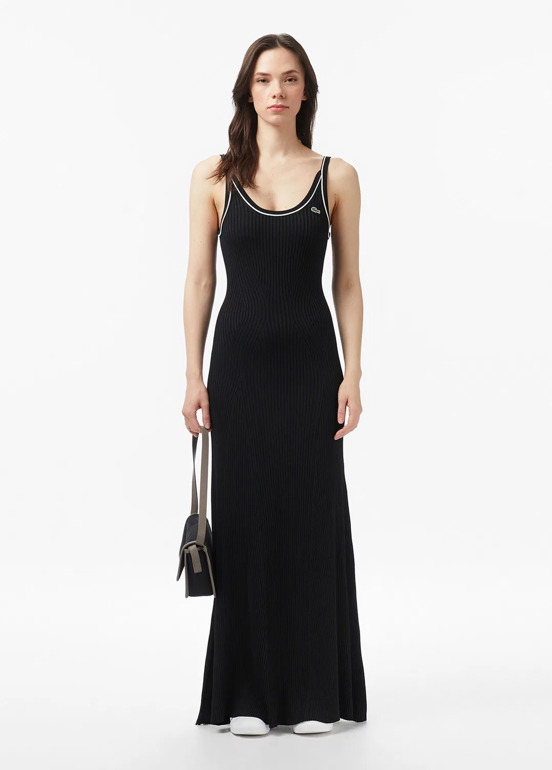 Платье Lacoste Flare Fit, черное