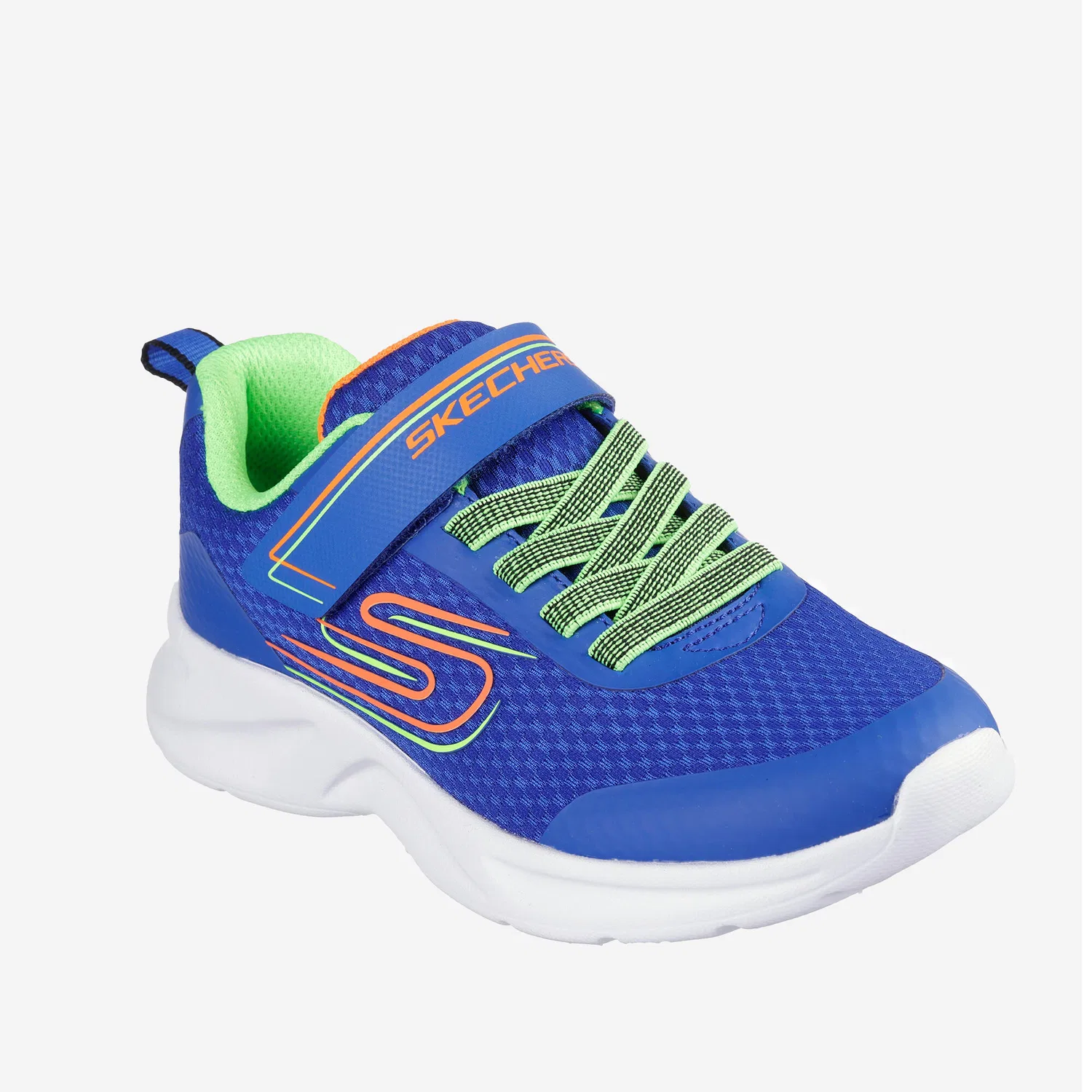 Детские кроссовки с дышащим верхом Dynamatic Swift Tread Skechers, Blau Fluoreszierendes Grun — фото 2