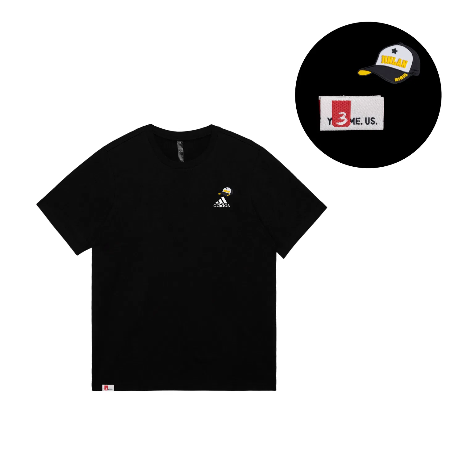 Футболка детская хлопковая Adidas MUST HAVES, Черный — фото 3