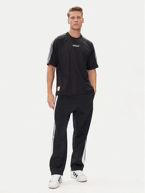 Футболка regular fit 90s Stripe Adidas, черный — фото 2