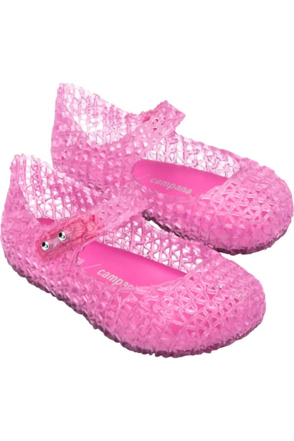 Сандалии детские блестящие Campana Mini Melissa, Pearly Lilac