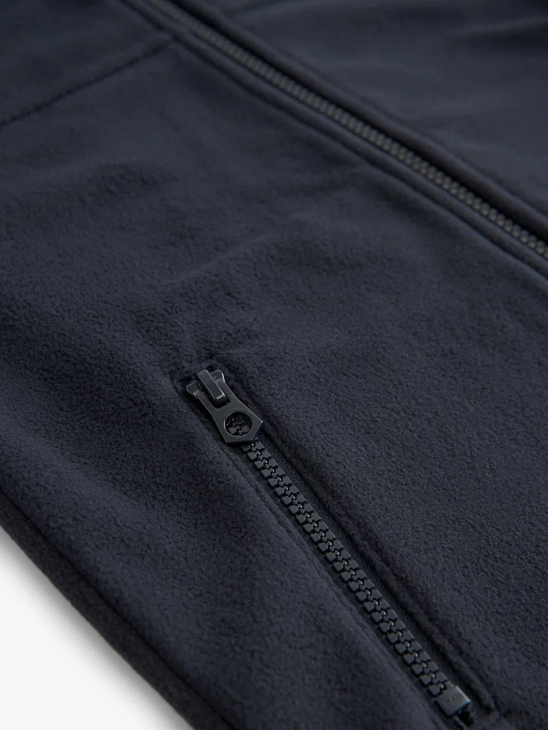Флисовая куртка с zip-застежкой Next, Navy — фото 3