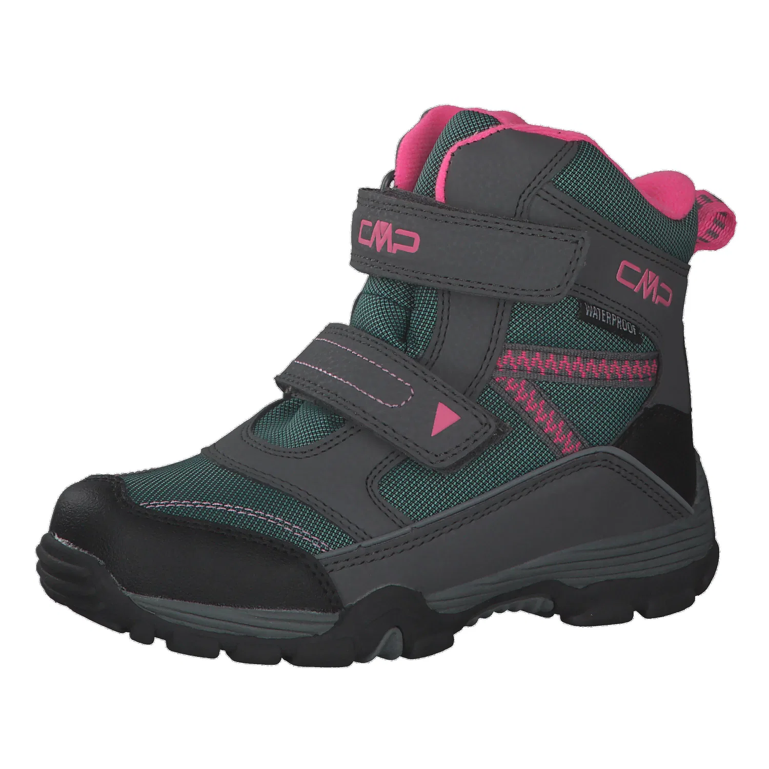 Детские зимние ботинки водонепроницаемые Pyry Snow Boot WP Cmp, Grau Pastellblau