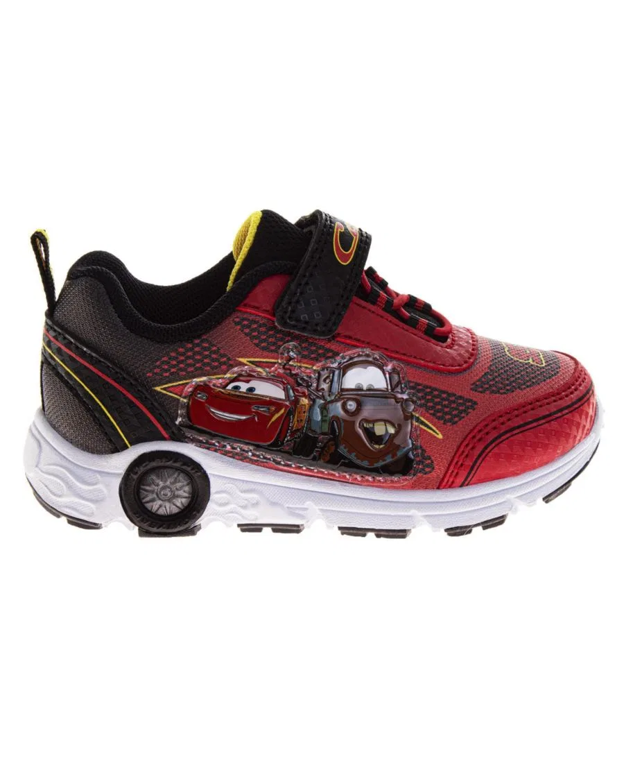 Кроссовки детские со светящейся подошвой Disney Pixar Cars, Red/Black — фото 2