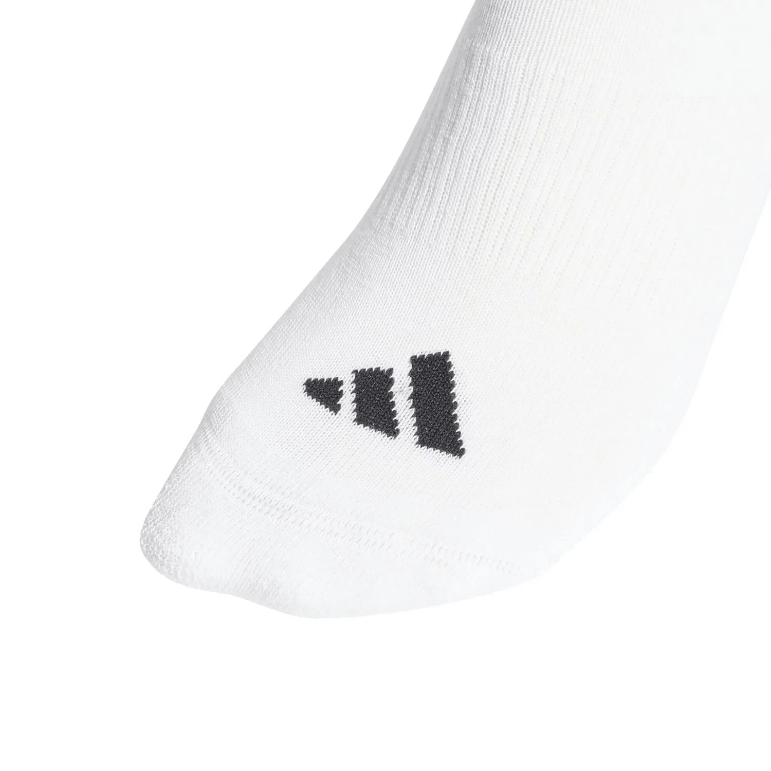 Носки с амортизацией Adidas 3-Stripes Cushioned Sportswear Mid-Cut Socks, Цвет: Weiss — фото 3