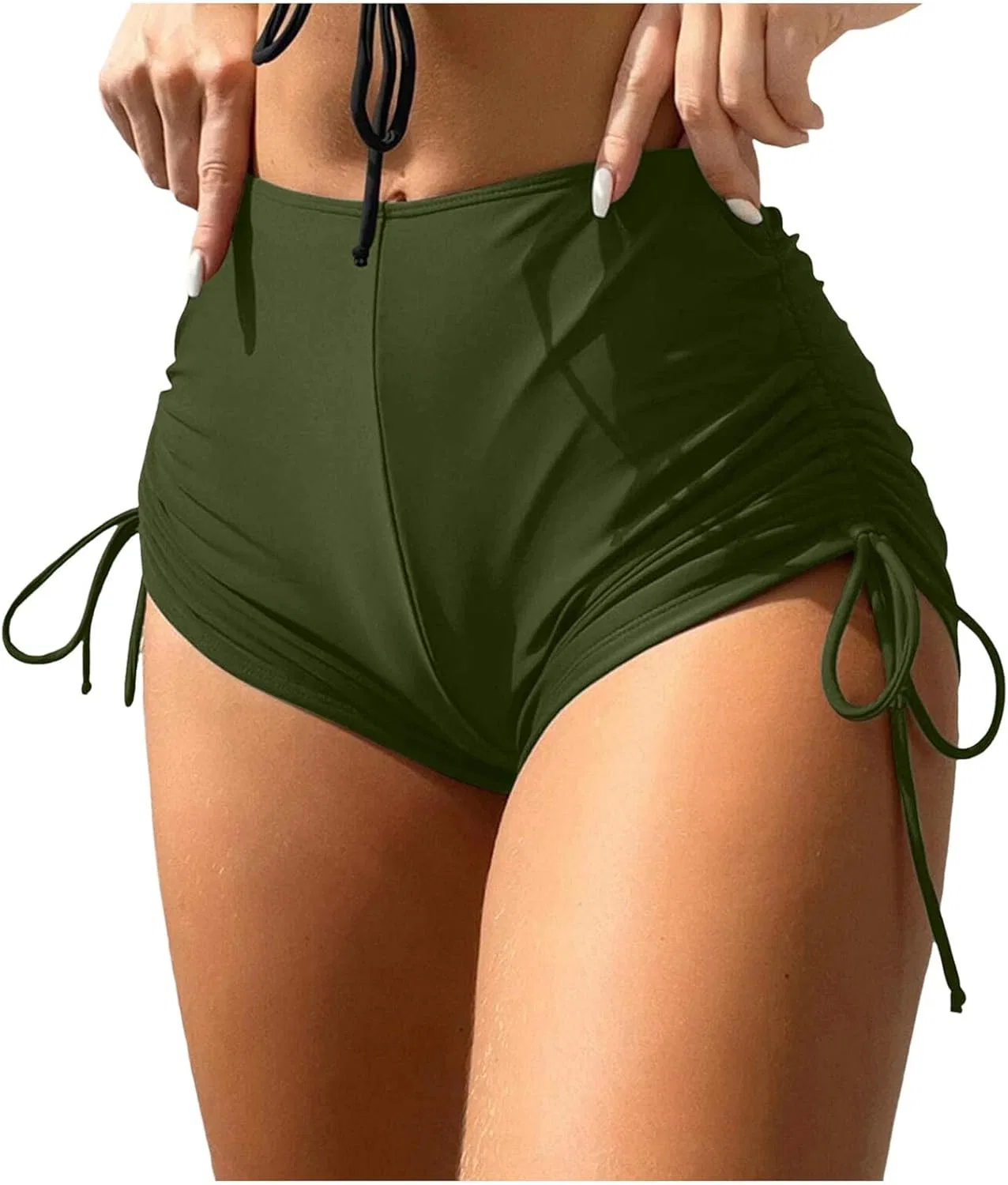 Женские бикини-шорты с утяжкой Generic, Army Green