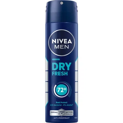 Дезодорант-спрей для мужчин сухой свежести Nivea, 150 мл