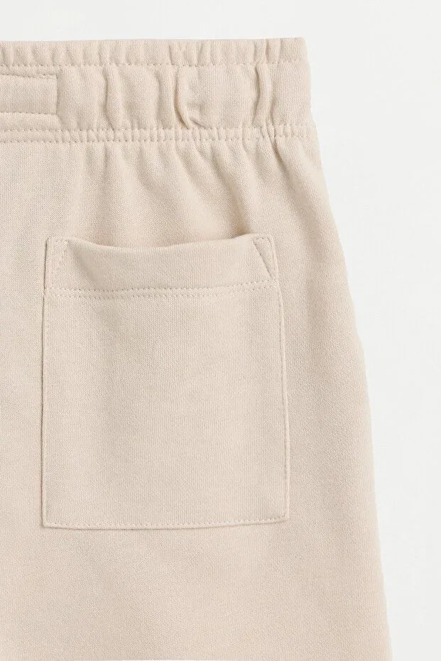 Детские шорты для мальчиков с принтом Cotton jogger bermuda shorts Lefties, Light Sand Color — фото 4