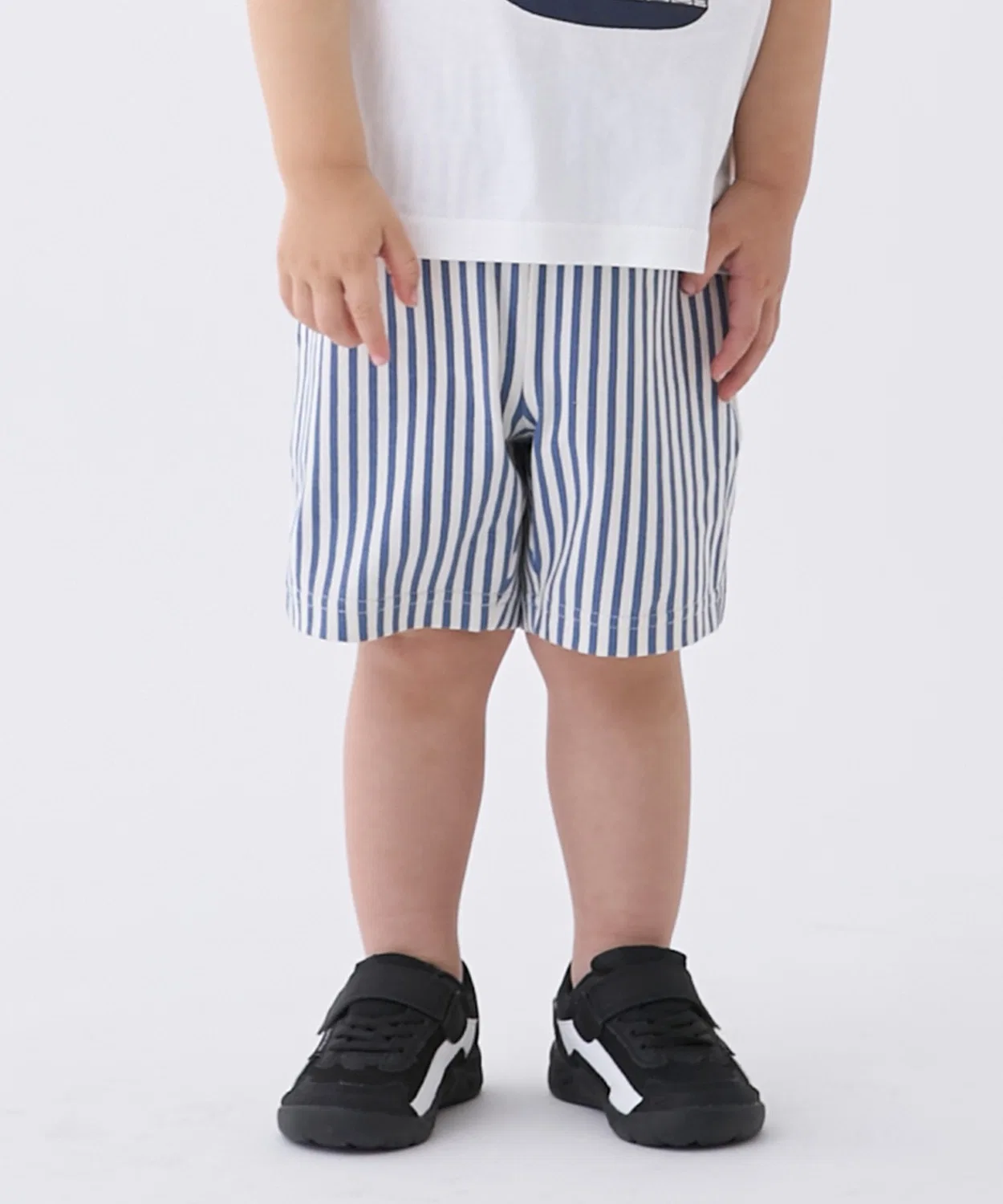 Детские шорты для мальчиков с принтом, модель BOYSショーパン, petit main, Light Green — фото 2