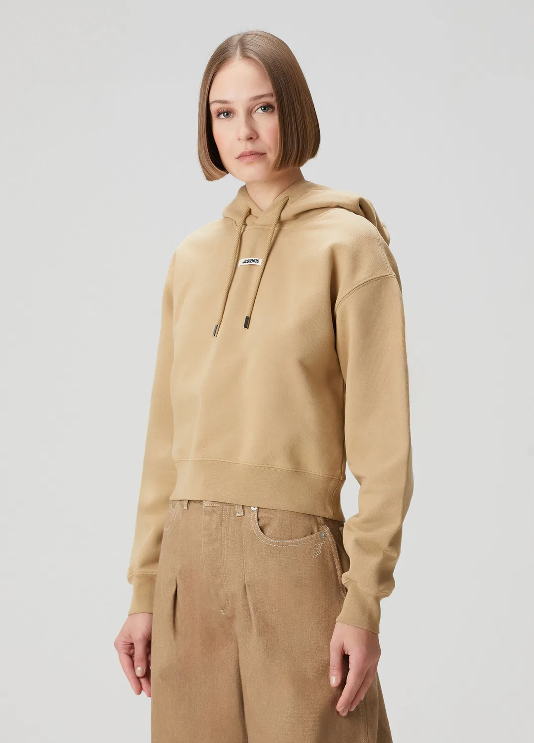 Свитшот женский Jacquemus The Gros Grain, темно-бежевый