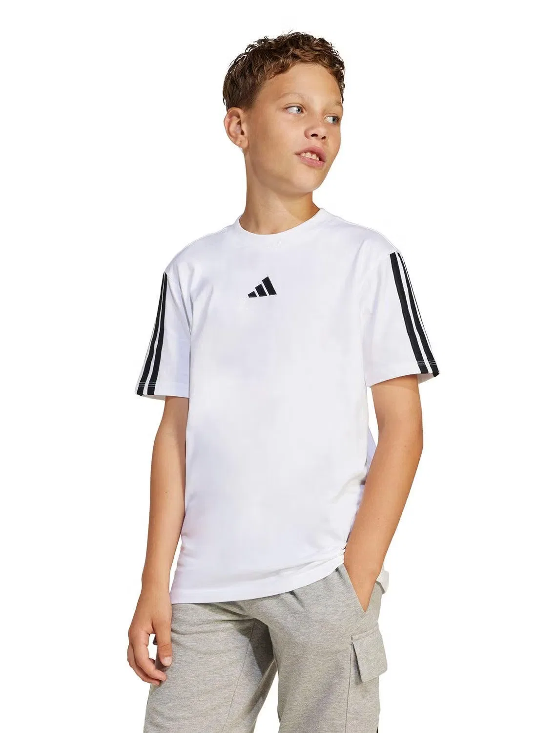 Футболка классического кроя Essentials Adidas, белый