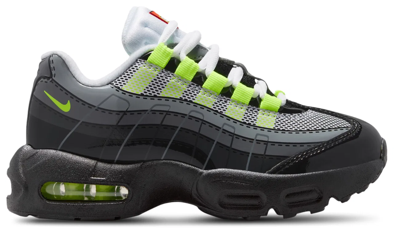 Кроссовки для мальчиков Air Max 95 Nike, цвет Silver/Black/Grey