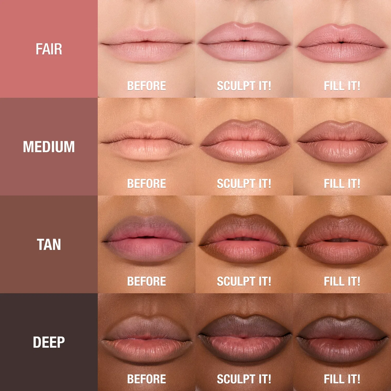 Набор для контуринга губ Lip Cheat Contour Duo Charlotte Tilbury, Tan — фото 3