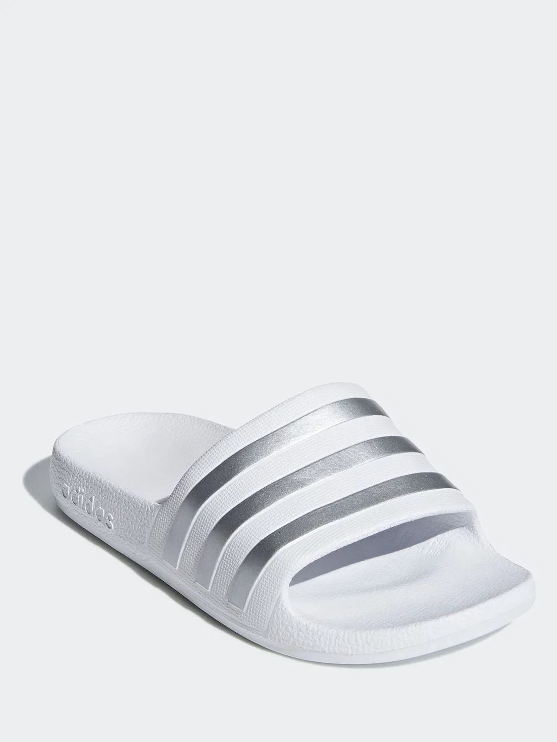 Шлепанцы Adilette adidas, белые — фото 3