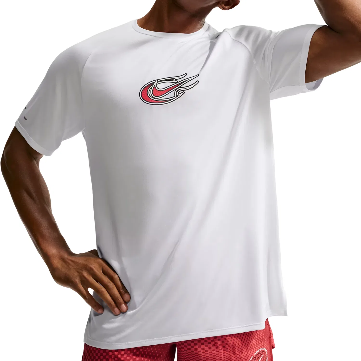 Мужская футболка Nike Stride Dri-FIT ADV, белый — фото 2