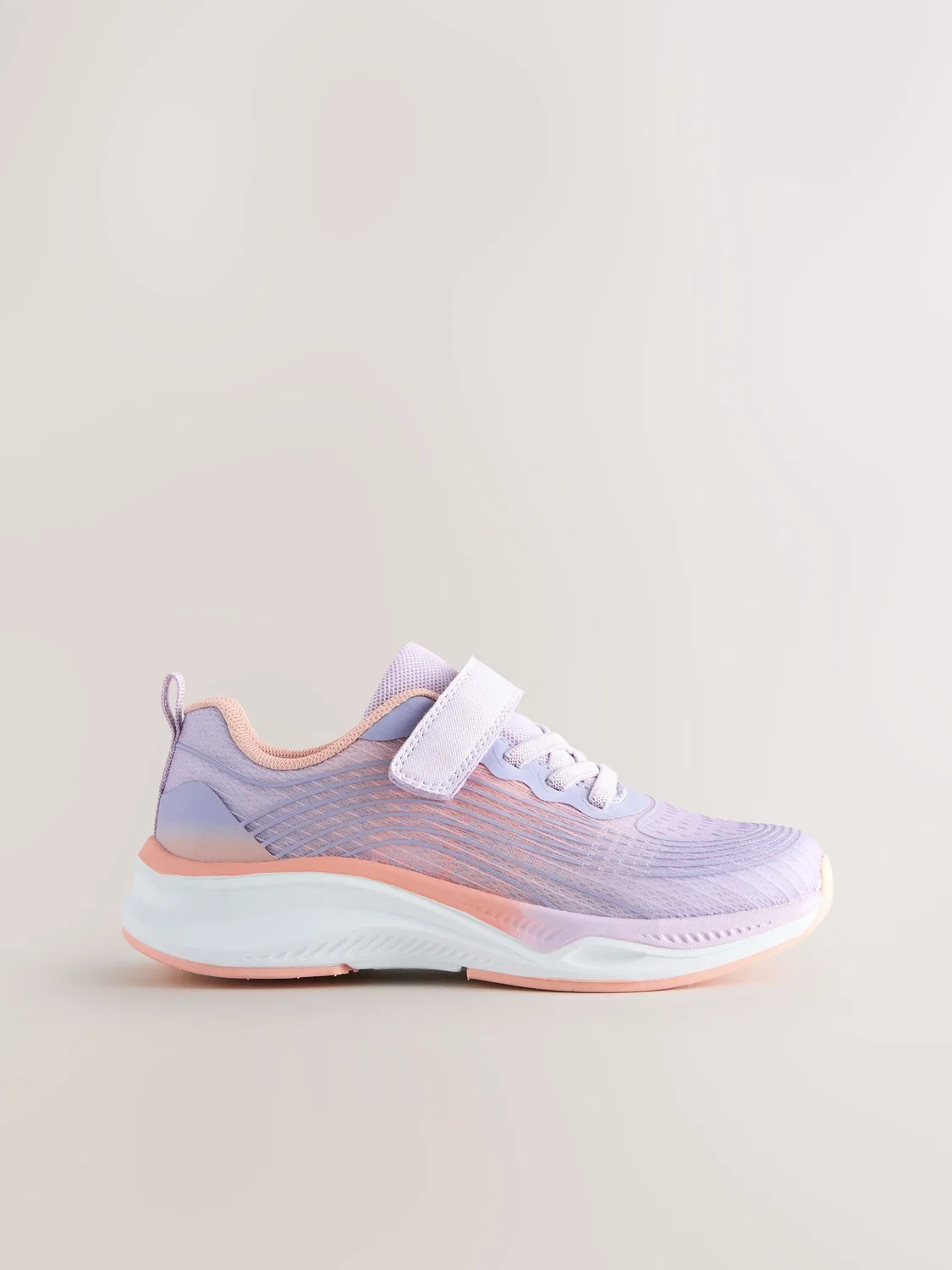 Кроссовки на шнурках эластичных, модель Elastic Lace-Up Next, фиолетовый — фото 2