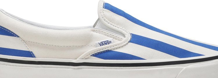 Кеды Vans Classic Slip-On 98 DX Anaheim Factory - Blue Stripes, синий — фото 2