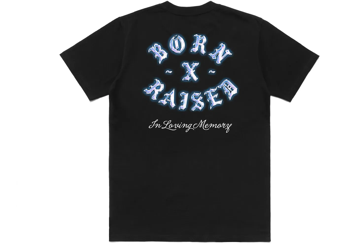 Мужская футболка с принтом Nike SB Born X Raised In Loving Memory Rocker Tee Nike, Black