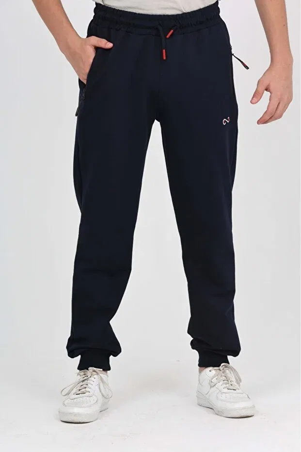 Детские спортивные штаны для мальчиков с принтом Toontoy, Navy Blue