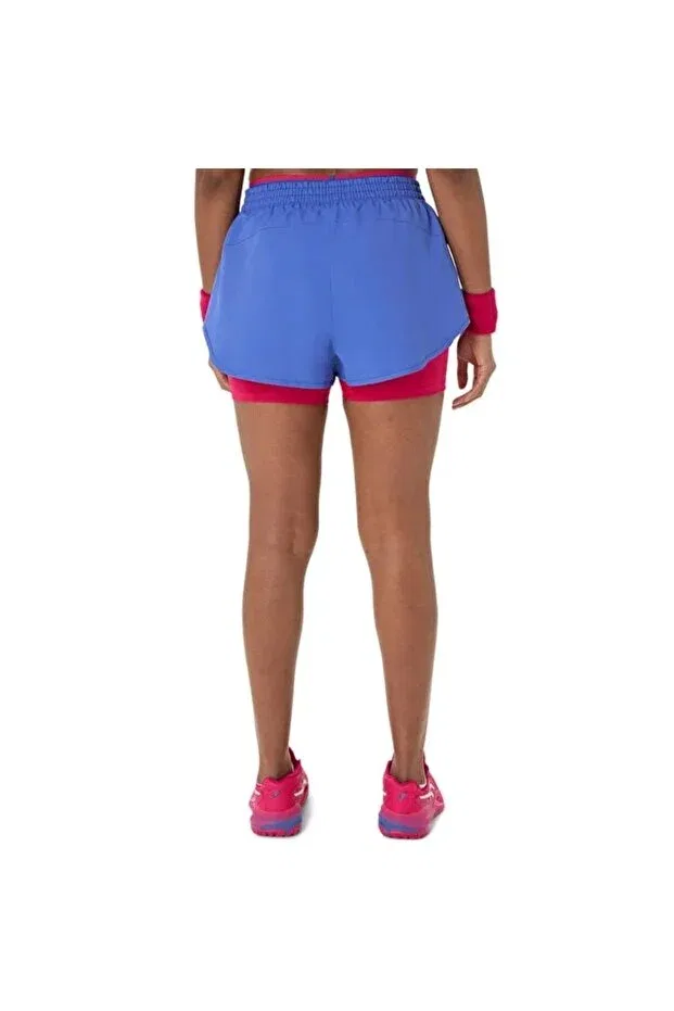 Детские шорты для девочек спортивные Asics, Pink - Blue