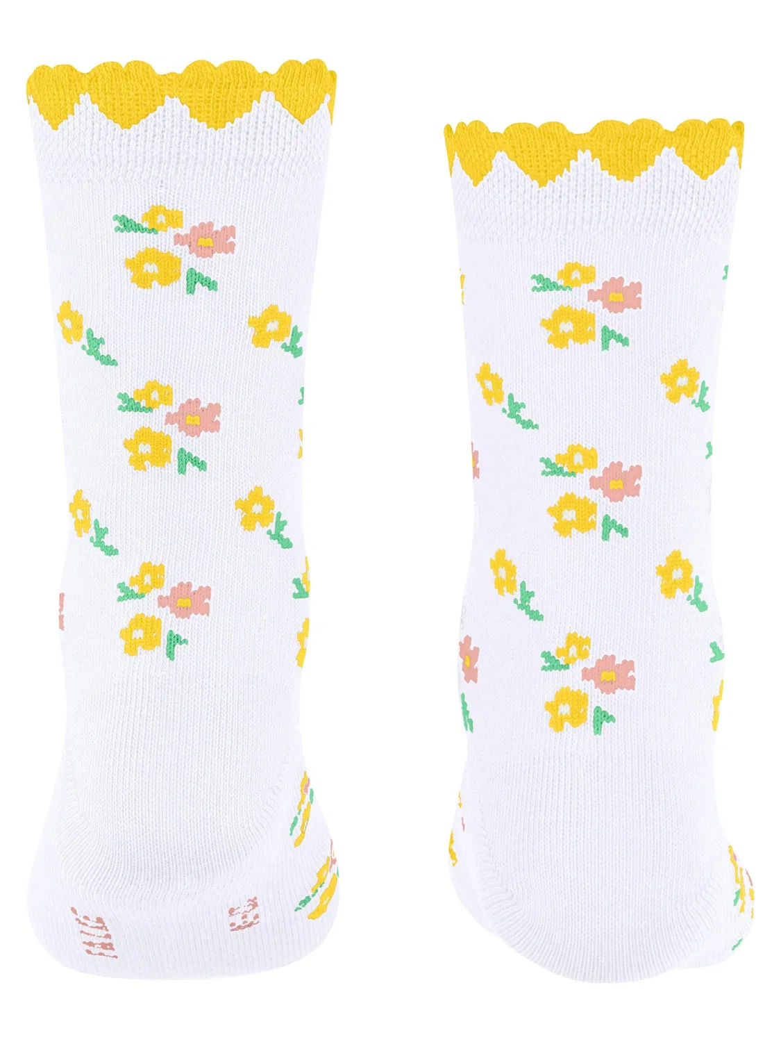 Носки Falke Ditsy Flowers белого цвета — фото 2