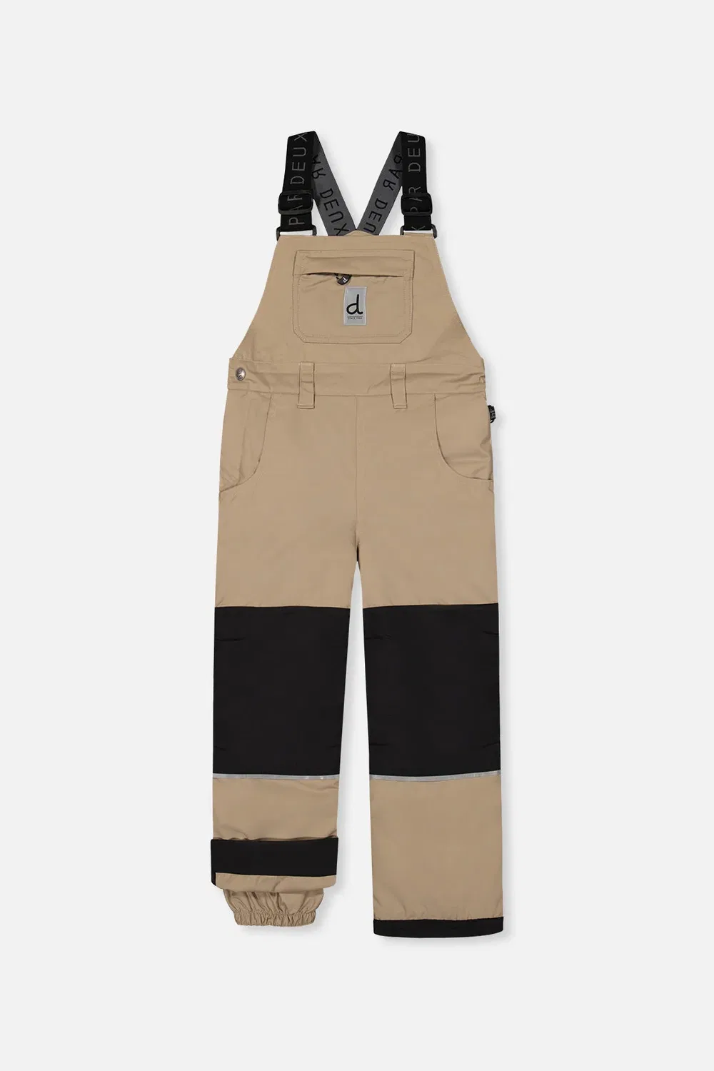 Детский зимний комбинезон-штаны Play Overall Snow Bib Deux par Deux, Taupe