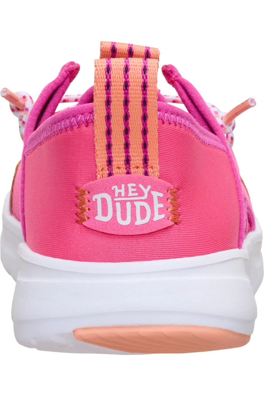 Детские кеды слипоны водонепроницаемые Wally HEY2O Mesh Slip-On Hey Dude, Fandango Pink — фото 2