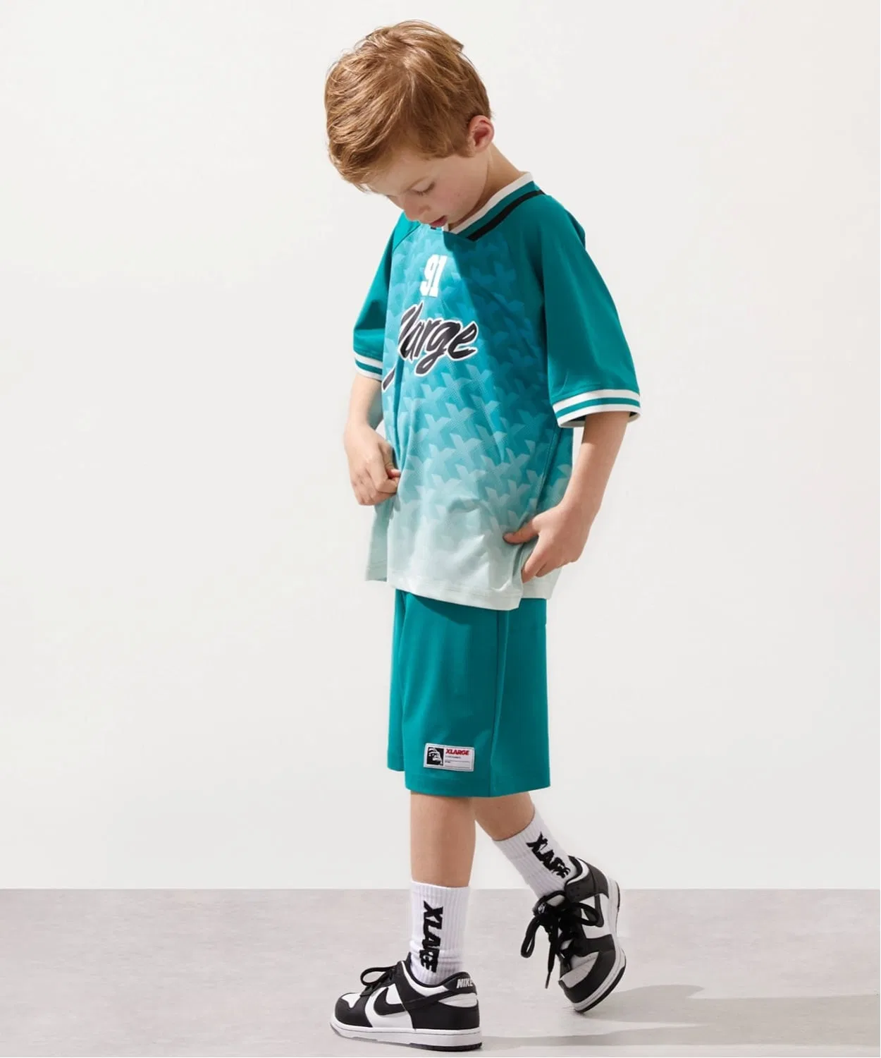 Детский комплект из топа и брюк с принтом XLARGE KIDS, Черный — фото 3