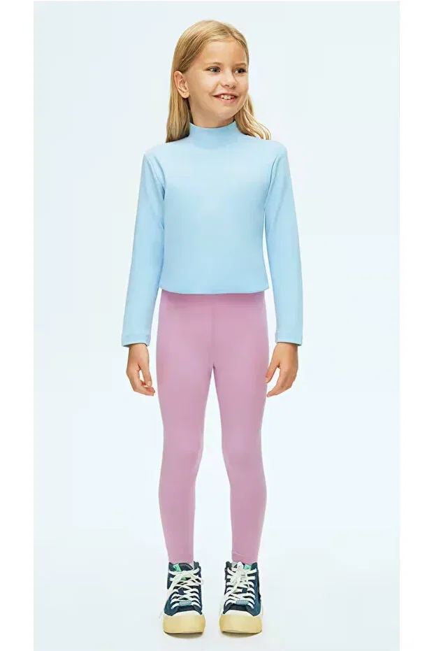 Детские леггинсы для девочек с поясом Rutbil Sports, Pink