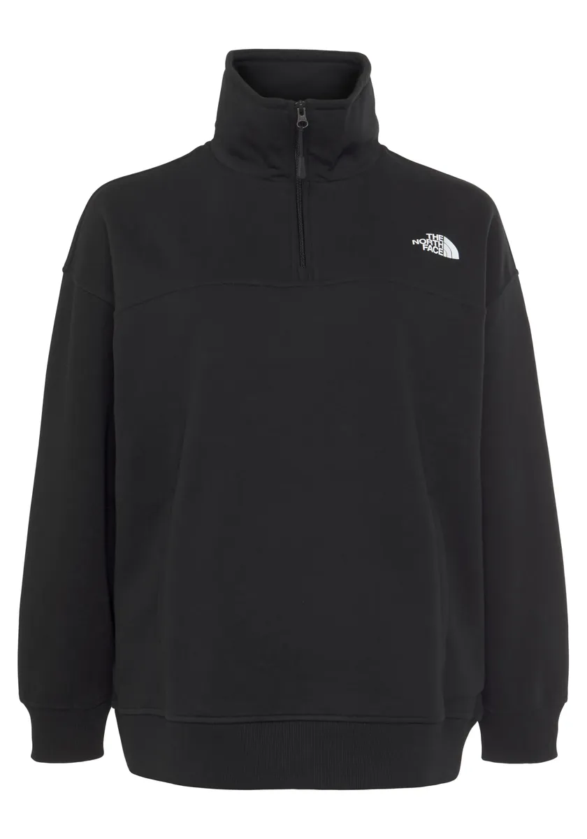 

Толстовка The North Face "W PLUS ESSENTIAL QZ", больших размеров, черный